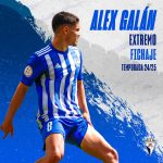 Álex Galán, juventud y velocidad para el extremo